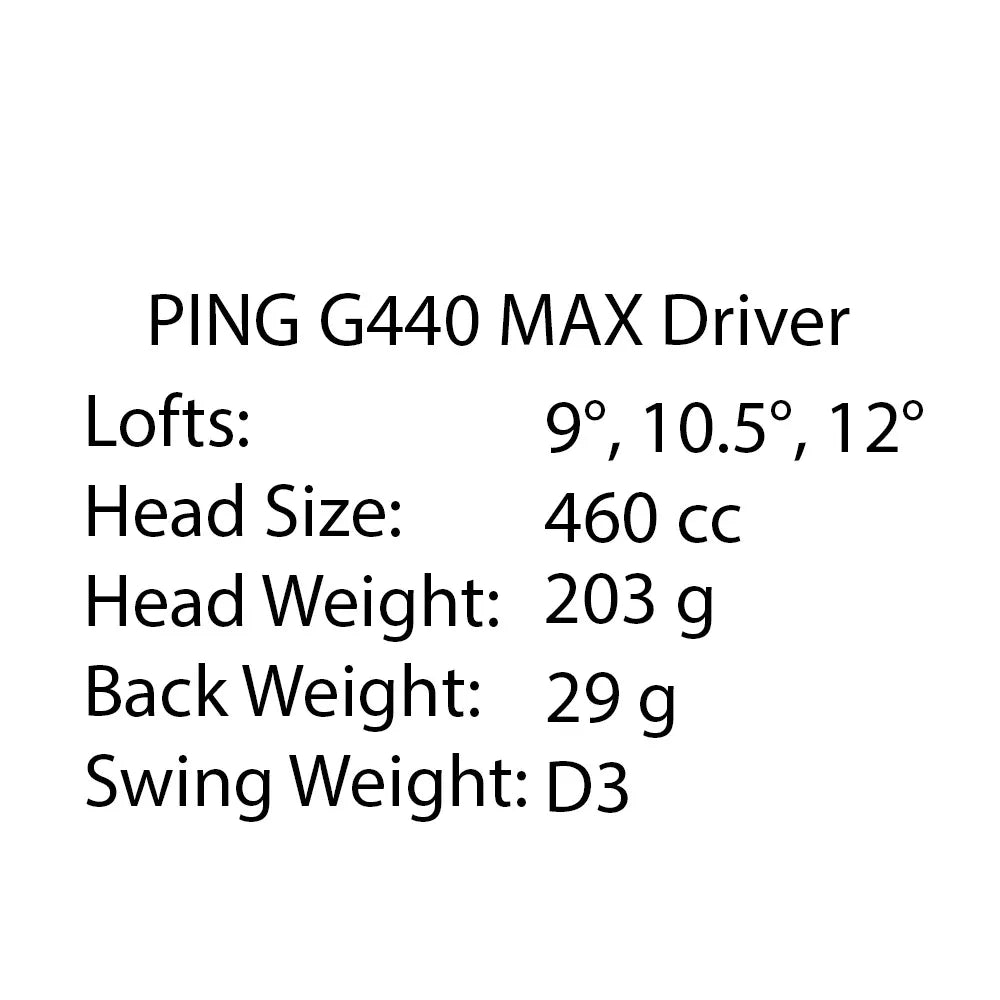 Ping G440 Max Driver